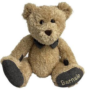 Barnes And Noble Plush Teddy Bear 2015 Barnies Exclusive Bow Tie Stuffed Animal